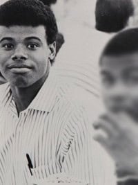 Ken griffey jr candid lunchroom yearbook photo