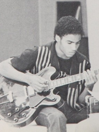 Lenny Kravitz 1981 yearbook candid