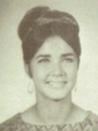 Lynda Carter 1968 junior yearbook portrait