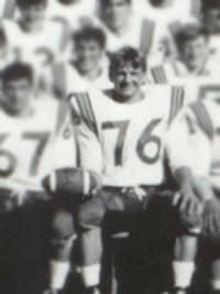 mike webster football team yearbook photo