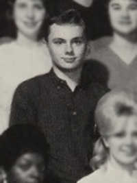 Pat Sajak 1964 accelerated classes yearbook photo