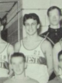Seth Meyers 1992 winter track team yearbook photo (Classmates.com)