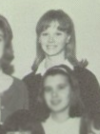 Shelley Long 1966 Meterite club yearbook photo