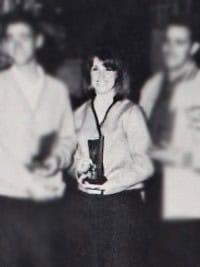 Suzanne Somers Senior Fine Arts Award Yearbook Photo