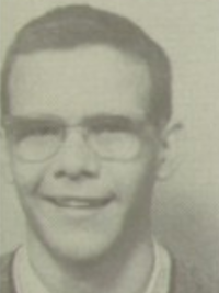 Tom Brokaw 1957 junior yearbook portrait