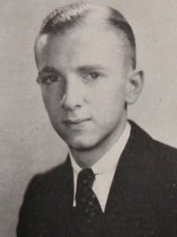 Walter Cronkite - 1933 senior Campus Cub yearbook portrait