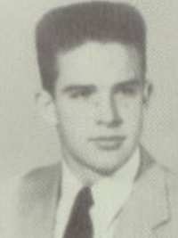 Warren Beatty - 1954 junior yearbook portrait